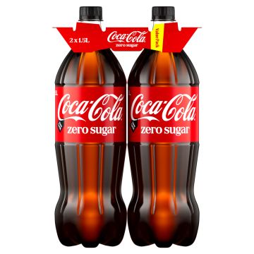 COCA-COLA ZERO 1,5 KMP 2-PACK 3 L