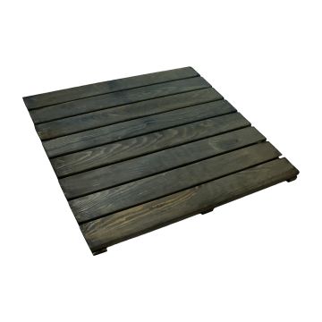 PUULAATTA 60 X 60 CM MUSTAHARMAA