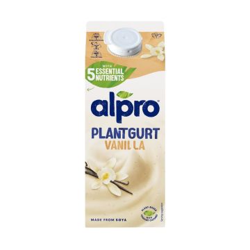 ALPRO PLANTGURT SOIJAVALMISTE VANILJA 750 G