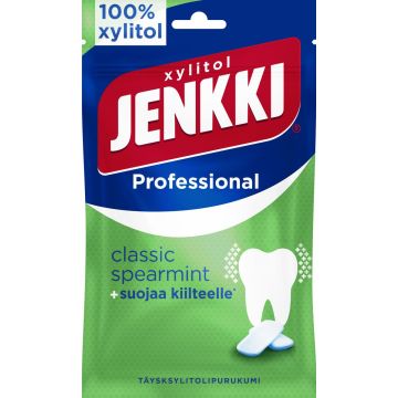 JENKKI PROFESSIONAL CLASSIC SPEARMINT TÄYSKSYLITOLIPURUKUMI 90 G
