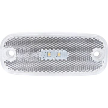 M+ LED ÄÄRIVALO 12/24V VALKOINEN 111X45X15MM