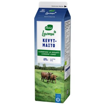 VALIO LUOMU KEVYTMAITO 1L