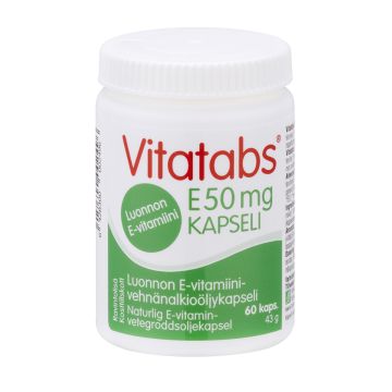 VITATABS E 50 MG 60 KPL