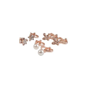 GREAT PRETENDERS BOUTIQUE DAZZLE CLIP ON EARRINGS, 3 SETS