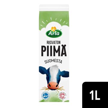 ARLA RASVATON PIIMÄ 0% SUOMI 1L