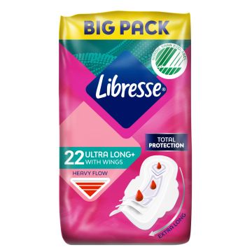LIBRESSE ULTRA+LONG WING 22 BIG PACK 22 KPL