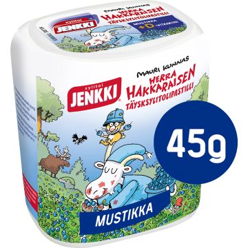 JENKKI HERRA HAKKARAINEN MUSTIKKA +D VITAMIINI 45 G TÄYSKSYLITOLIPASTILLI