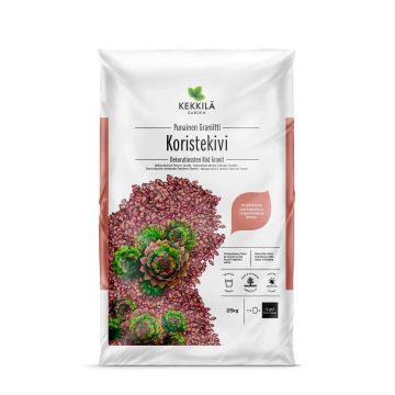 KEKKILÄ KORISTEKIVI PUNAINEN GRANIITTI 25KG