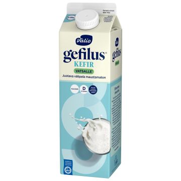 VALIO GEFILUS KEFIR JUOTAVA VÄLIPALA MAUSTAMATON LAKTON 1KG  