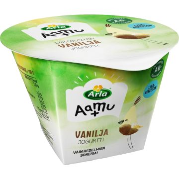 ARLA AAMU+ AB VANILJAJOGURTTI LAKTON 175 G