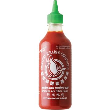 FLYING GOOSE CHILLI SAUCE SRIRACHA HOT PET-BOTTLE 455 ML