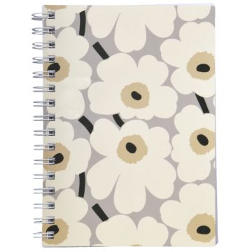 MARIMEKKO MUISTIKIRJA KIERRE A5/100 UNIKKO HARMAAMUSTA