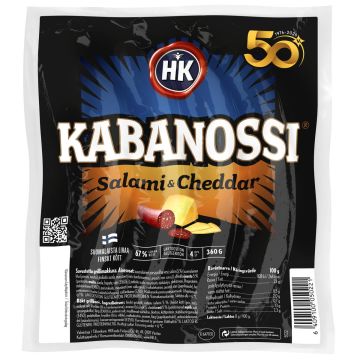 HK KABANOSSI SALAMI-CHEDDAR 360 G