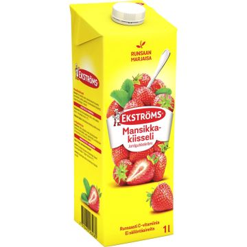 EKSTRÖMS EXTRA PRIMA MANSIKKAKIISSELI 1 L
