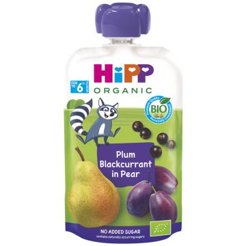 HIPP HIPPIS PÄÄRYNÄÄ, LUUMUA, MUSTAHERUKKAA LUOMU 100 G