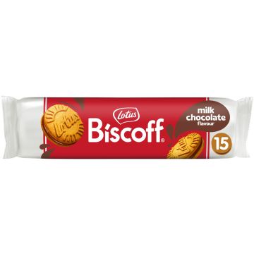 LOTUS BISCOFF MILK CHOCOLATE TÄYTEKEKSI 150 G