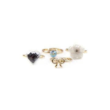 GREAT PRETENDERS BOUTIQUE SASSY RINGS, 4 PCS