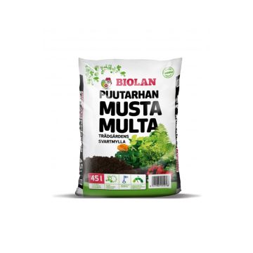 BIOLAN PUUTARHAN MUSTA MULTA 45 L