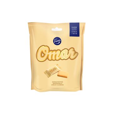 FAZER OMAR PEHMEÄ TOFFEE KARKKIPUSSI 220 G