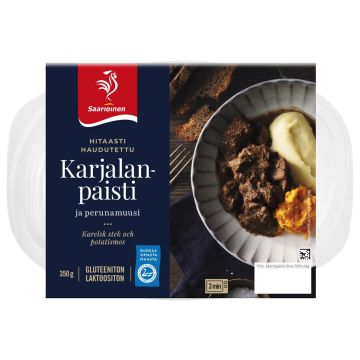SAARIOINEN KARJALANPAISTI JA PERUNAMUUSI 350 G