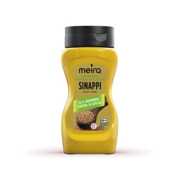 MEIRA SINAPPI VÄHEMMÄN SOKERIA JA SUOLAA 250 G