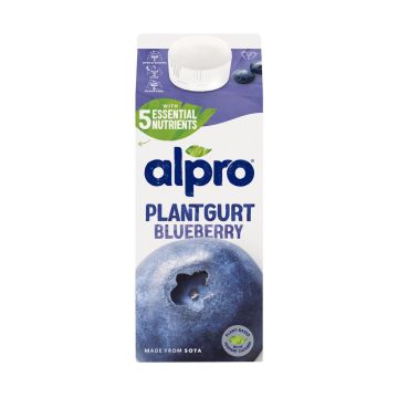 ALPRO PLANTGURT SOIJAVALMISTE MUSTIKKA 750 G