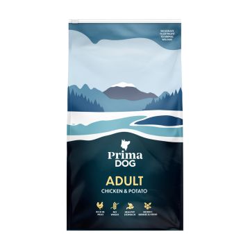 PRIMADOG TÄYSRAVINTO KANA-PERUNA KAIKKI RODUT 10 KG