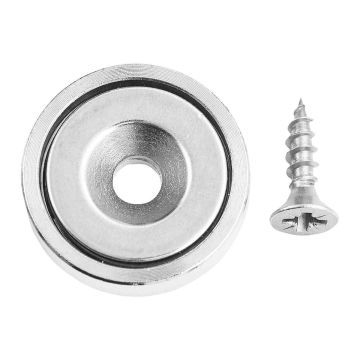 MEISTER-TOOLS MAGNEETTI PYÖREÄ RUUVILLA 16X4,5X3,5MM, 7,5KG PITOVOIMA