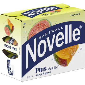 HARTWALL NOVELLE PLUS MULTI B+C 0,33 TLK 12-PACK 3,96 L