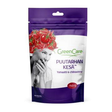 GREENCARE PUUTARHAN KESÄ, TOMAATTI JA CHILIRAVINNE 150G