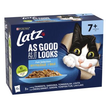 PURINA LATZ AGAIL SENIOR FISH LAJ HYYT 12*85G 1,02 KG