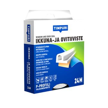 TIMPURI IKKUNA- JA OVITIIVISTE P 24M VALKOINEN 24 M