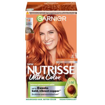 GARNIER NUTRISSE ULTRA COLOR 7.4 INTENSIIVINEN KUPARI KESTOVÄRI