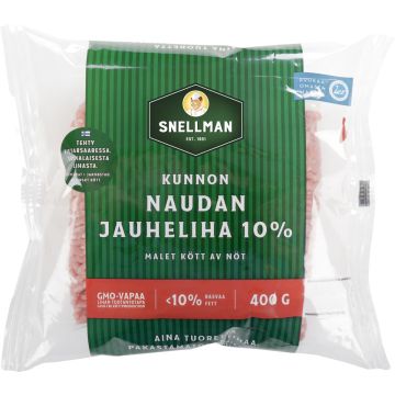 SNELLMAN KUNNON NAUDAN JAUHELIHA 10% 400 G
