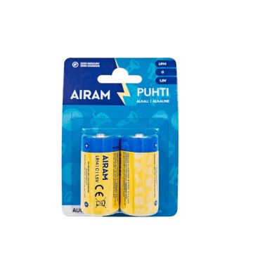 AIRAM PUHTI PARISTO C 2-PACK LR14