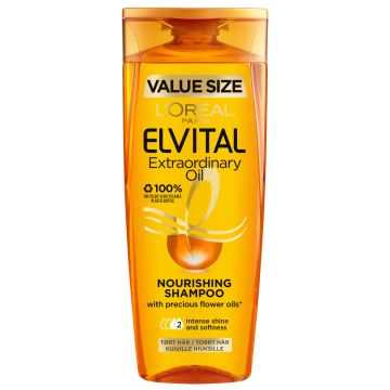 LOREAL ELVITAL EXTRAORDINARY OIL SHAMPOO NORMAALEILLE JA KUIVIL 400