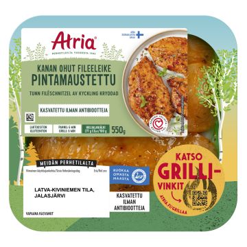 ATRIA KANAN OHUT FILEELEIKE PINTAMAUSTETTU 550 G