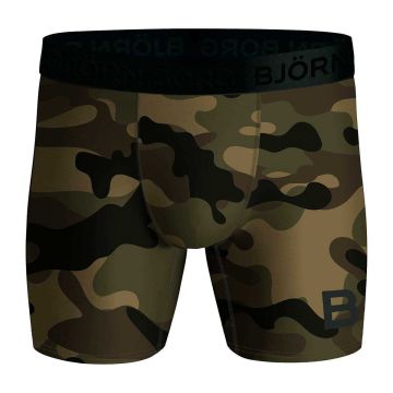 BJÖRN BORG M. BOKSERI PERFORMANCE 1-PACK S CAMO VIHREÄ