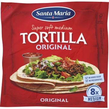 SANTA MARIA TEX MEX TORTILLA MEDIUM 320 G