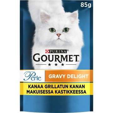 PURINA GOURMET PERLE ANNOSP GRAVY DELIGHT KANAA JA KASTIKETTA 85 G