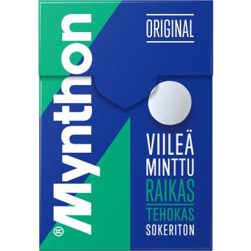 MYNTHON VIILEÄ MINTTU SOKTON KURKKUPASTILLI 85 G