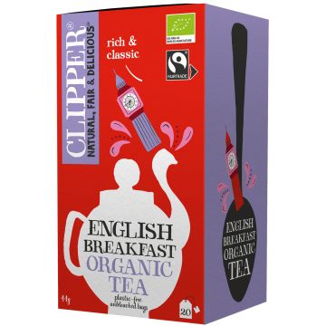 CLIPPER TEE 20PS ENGLISH BREAKFAST LUOMU 44 G