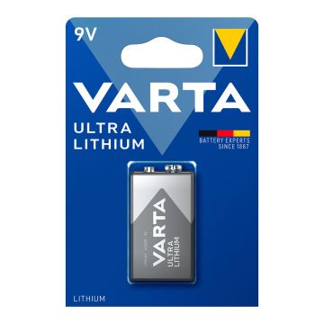 VARTA LITHIUM PARISTO 9V 1KPL