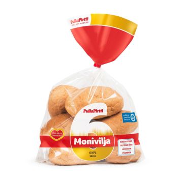 PULLAPIRTTI MONIVILJASÄMPYLÄ 6KPL 360 G