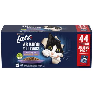 PURINA LATZ AGAIL MIXED LAJ HYYT 44*85G 3,74 KG