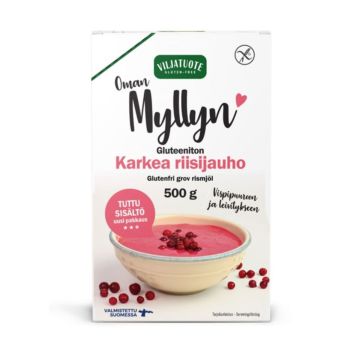VILJATUOTE KARKEA RIISIJAUHO GTON 500 G