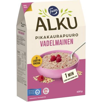 FAZER ALKU VADELMAINEN KAURAPUURO 400 G