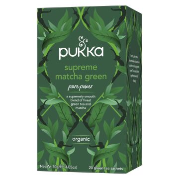 PUKKA VIHREÄTEE SUPREME MATCHA LUOMU 20PS 30 G