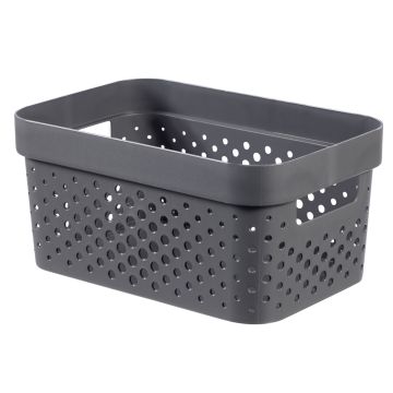 CURVER INFINITY DOTS SÄILYTYSLAATIKKO 4,5L TUMMAHARMAA