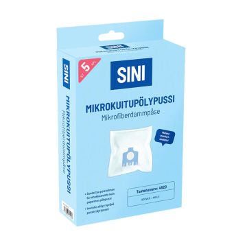 SINI 4520 MIKROKUITUPÖLYPUSSI 5 KPL + SUODATIN